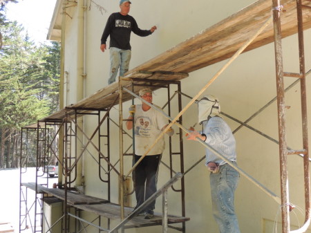 Volunteers through the Rotary Club of Pacifica help make PSP look brand new!