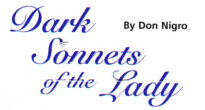 Dark Sonnets of the Lady