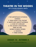 Theatre in the Woods: PSP’s Staged Reading Series